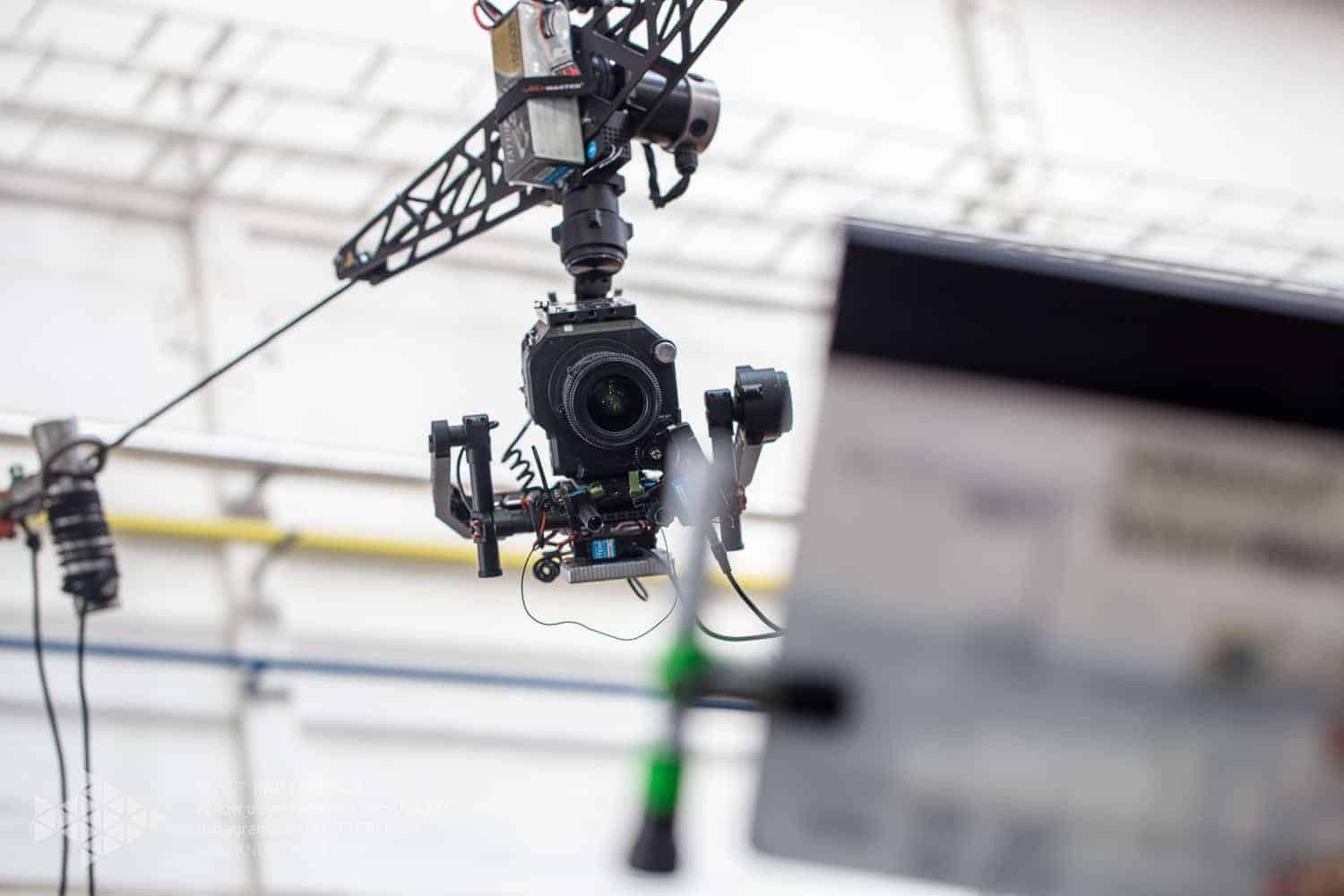 Vermietung Speedline Cablecam Seilkamera Operator TÜV Dresden Verleih Rental FS7 Gimbal Ronin