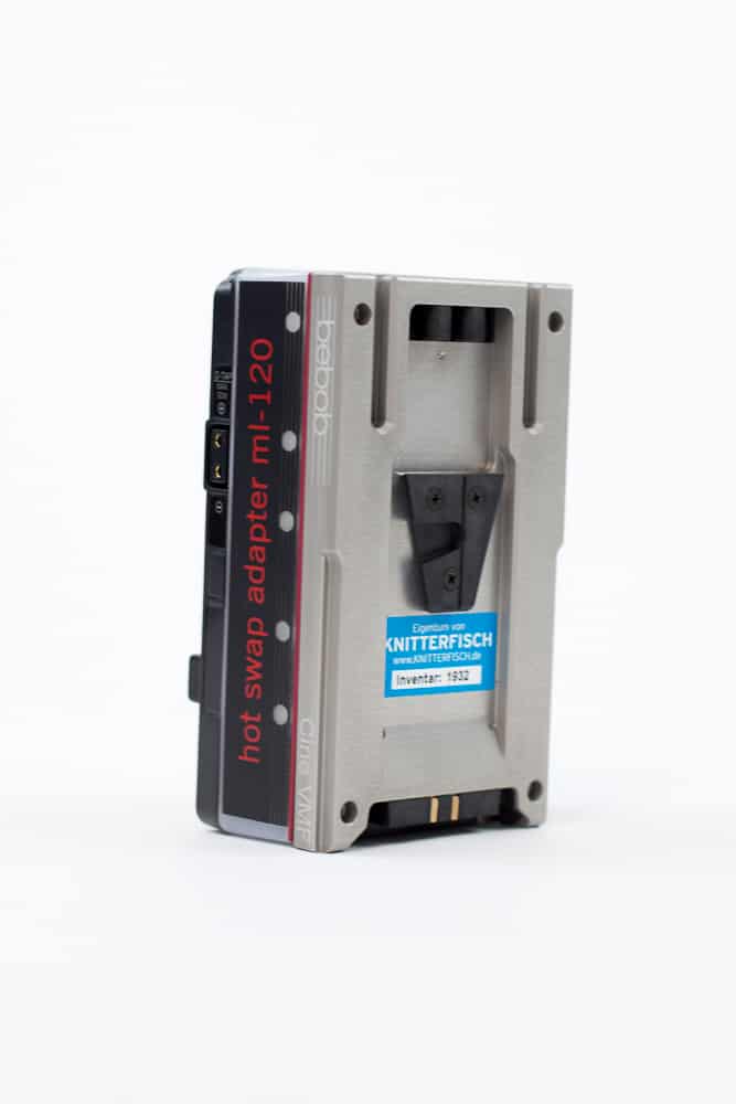 Vermietung Bebob ML-120V/V Hot Swap Adapter V-Mount Kamera Verleih Dresden