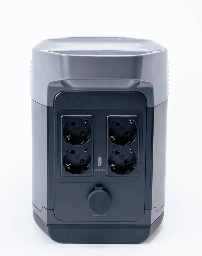 EcoFlow DELTA Powerstation (1,26 kWh / 1260Wh / 230V / 12V / max. 2500 W), Ansicht 3
