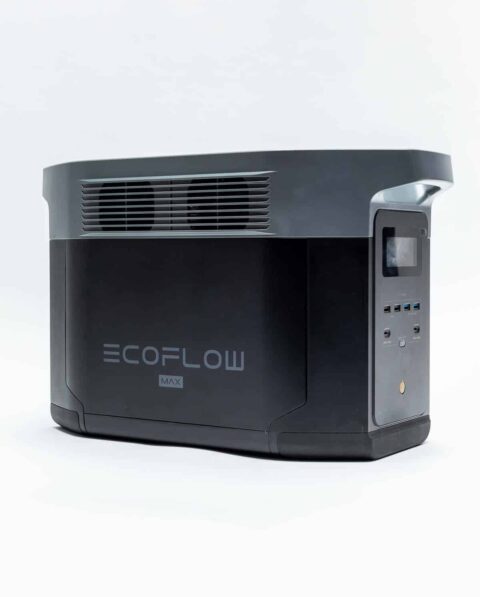 EcoFlow Delta 2 Max Powerstation (2 kWh / 2048 Wh / 230V / 12V / max. 3100 W) für green production