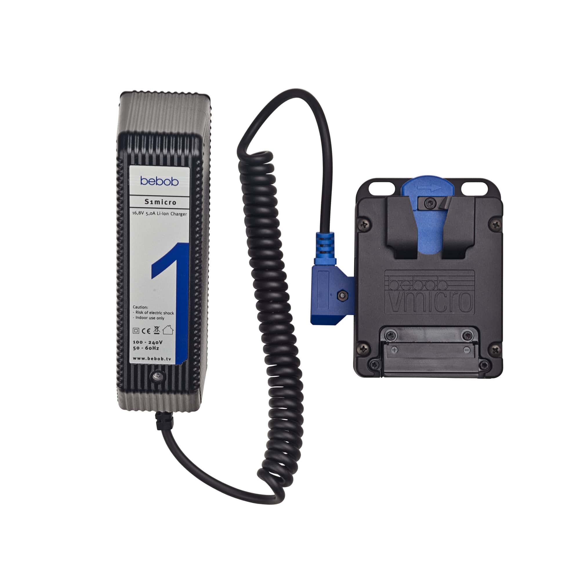Bebob VS2MICRO - Micro Schnell-Ladegerät V-Mount